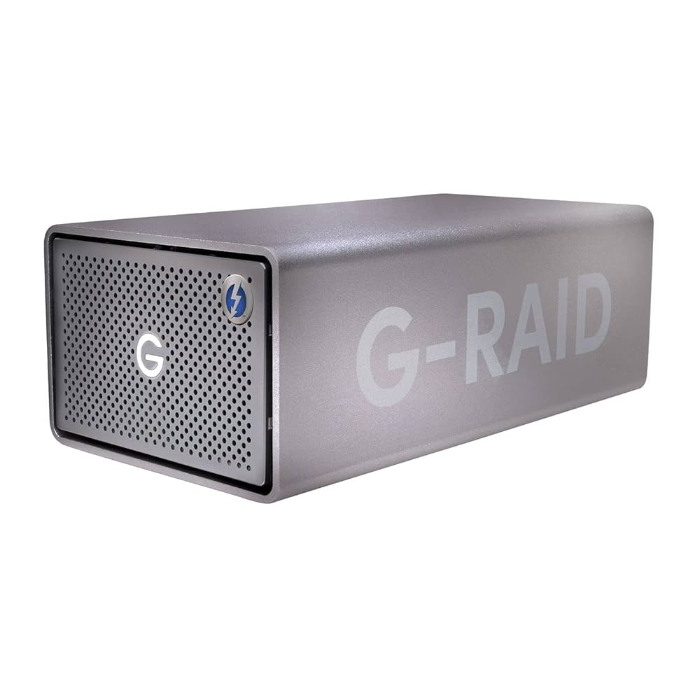 外付けハードディスク・ドライブ G-Technology G-RAID 8TB Amazon | G-Technology G-RAID with Thunderbolt 3 8TB (0G05748